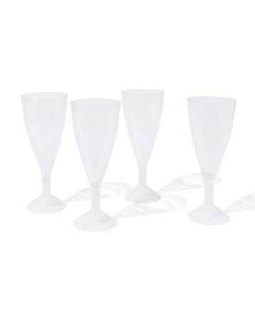 HEMA Champagneglazen herbruikbaar 4 stuks, Verzenden, Nieuw