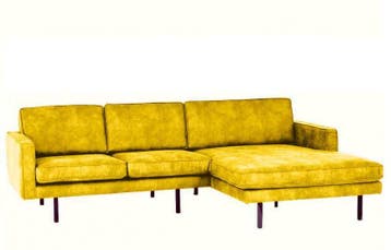 Loungebank Julianadorp - loungebanken - Geel, Nieuw, Leer