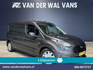 Ford Transit Connect L2 H1 | Lease vanaf 268,- p/mnd, Auto's, Gebruikt, Euro 6, Dealer onderhouden, Zilver of Grijs