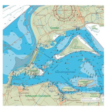 Kaartkussen Grevelingen - Brouwershaven, Ophalen of Verzenden, Nieuw