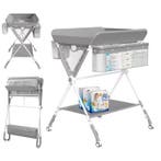 Verstelbare Baby Aankleedtafel met Wielen en Opbergruimte, Verzenden, Nieuw