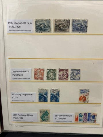 Nederland 1932/1952 - Nederland - selectie van gebruikte, Gestempeld