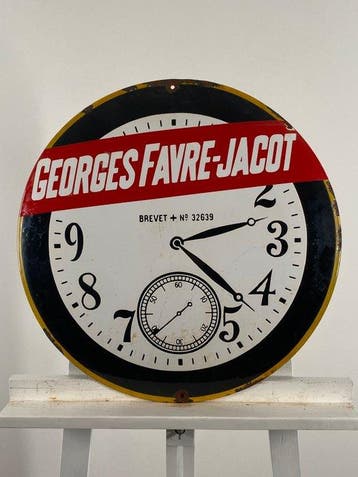 Zenith - Emaille bord - Ø50 cm - Gemaakt van een dikke, Antiek en Kunst