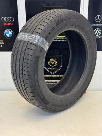 1 stuk 225/60R18 Continental Contisport 5 zomerband, 18 inch, Gebruikt, Band(en), Personenwagen