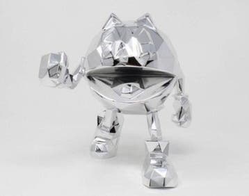 Richard Orlinski (1966) - Pac-Man Silver Chrome