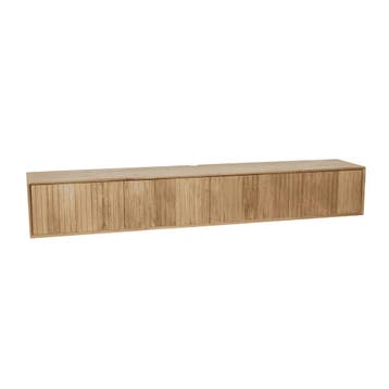 Zwevend tv meubel Madison Natural | 240 cm | Starfurn, Ophalen of Verzenden, Nieuw