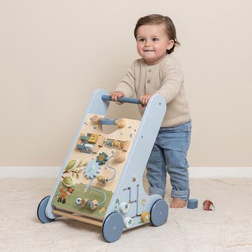 Little Dutch Activiteiten loopwagen - Forest Friends FSC, Kinderen en Baby's, Speelgoed | Houten speelgoed, Ophalen of Verzenden