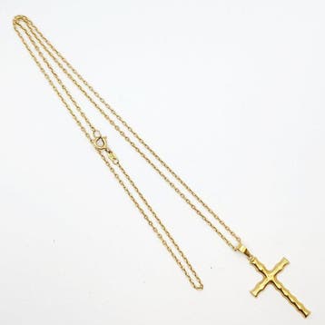 Ketting met hanger - 18 karaat Geel goud