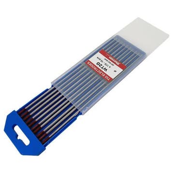TIG lasapparaat electroden WT20 rood - 1.0 mm - 10 stuks, Ophalen of Verzenden, Nieuw, Tig