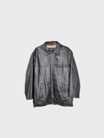 RINO & PELLE Leren jassen Heren maat M Zwart Vintage, Ophalen of Verzenden, Nieuw