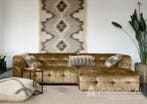 Loungebank Castricum - loungebanken - Bruin, Nieuw, 150 cm of meer, Stof, 250 tot 300 cm