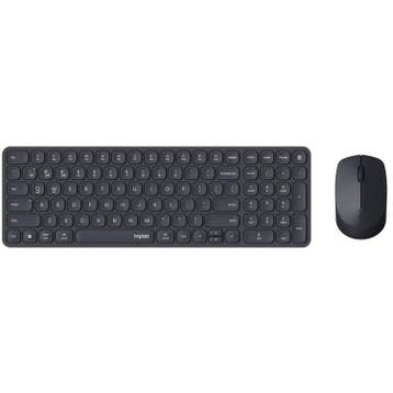 Rapoo 9310M Toetsenbord + Muis Comboset QWERTY NL, Computers en Software, Toetsenborden, Verzenden, Zo goed als nieuw