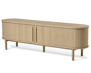 Tv meubel Meta eikenhout 180 CM - Naturel, Huis en Inrichting, Ophalen of Verzenden, Nieuw