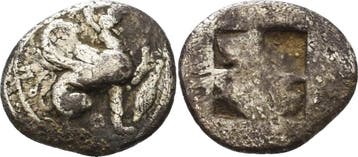 Diobol um 500 v Chr Inseln vor Thrakien Samothrake, Verzenden