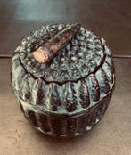 Zonder minimumprijs - Humidor - Faience - Antieke tabakspot, Nieuw