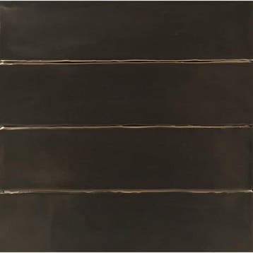 Wandtegel Estudio Camden Black Glossy Glans Zwart 30x7,5 cm, Ophalen of Verzenden, Nieuw