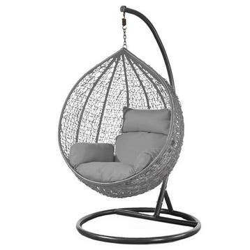 Hangstoel Grijs | Design Ei Stoel | Nieuw | Scherpe Prijs, Binnen, Nieuw, Ophalen of Verzenden, Met standaard