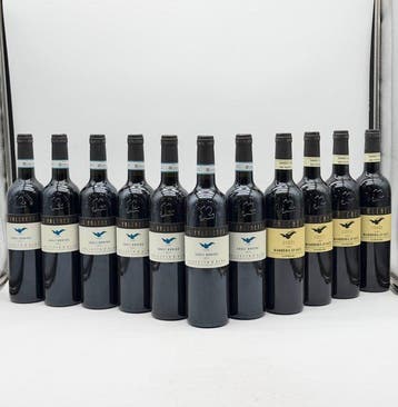 Il Falchetto Dolcetto dAlba Soulì Broida 2013 x7 & Barbera, Verzamelen, Nieuw