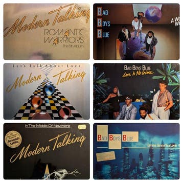 Bad Boys Blue and Modern Talking - 6 Vinyl records: 4 LPs +, Nieuw in verpakking