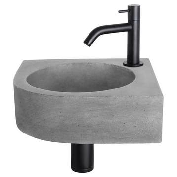 Fonteinset | Differnz | Cleo (Rond, Beton, Matzwart), Verzenden, Nieuw