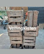 Veilingkisten, decoratiekisten, grote voorraad aanwezig, Doe-het-zelf en Verbouw, Kratten en Dozen, Ophalen, Gebruikt, 40 tot 60 cm