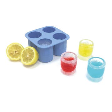 BarUp IJs shotglazen vorm – 4 stuks – siliconen – blau, Ophalen of Verzenden, Nieuw