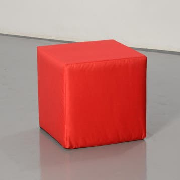 Officenow poef, rood, 43 x 43 cm, Ophalen of Verzenden, Nieuw