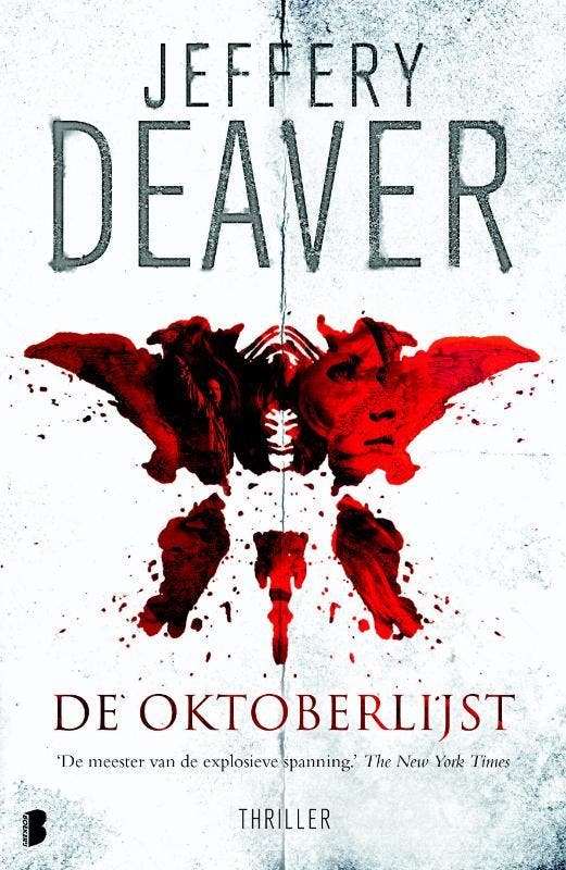 De oktoberlijst 9789000331765 Jeffery Deaver, Boeken, Thrillers, Zo goed als nieuw, Verzenden