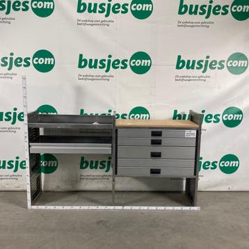 Aluca aluminium bedrijfswageninrichting gebruikt (nr 2211), Auto diversen, Ophalen of Verzenden