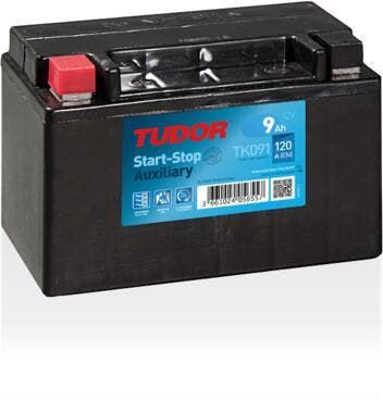Tudor Start-Stop Auxiliary AGM accu | TK091 | 12V 9Ah, Ophalen of Verzenden, Nieuw
