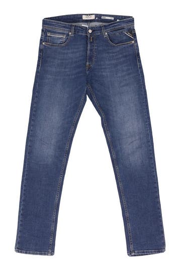 Replay Broek in maat W32 L34 Blauw, Kleding | Heren, Verzenden, Zo goed als nieuw, Blauw, Replay