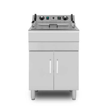 HCB Friteuse - 30 liter - 400V - RVS, Verzenden, Nieuw in verpakking, Fornuis, Frituur en Grillen