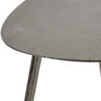 Shine bijzettafel brush 42 cm, Ophalen of Verzenden, Nieuw, Grijs