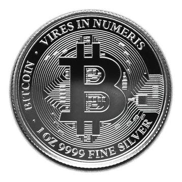 Niue. 2 Dollars 2022 1oz Niue $2 NZD Bitcoin Silver Coin BU