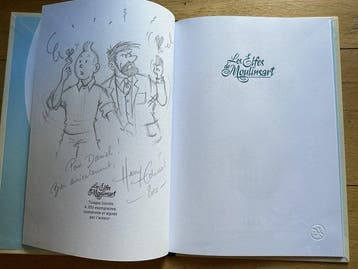 Harry Woodman - Les Elfes de Moulinsart + dédicace - 1 Album, Nieuw