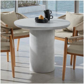 Ronde tuintafel Talmi, voor binnen & buiten, 86,5x75,5cm, Verzenden, Nieuw