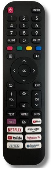 Daewoo Vidaa TV afstandsbediening - RC45250, Audio, Tv en Foto, Afstandsbedieningen, Verzenden