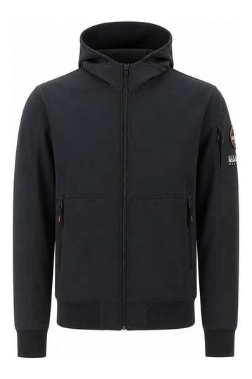 Napapijri Jas in maat S Blauw, Kleding | Heren, Verzenden, Zo goed als nieuw, Blauw, Napapijri