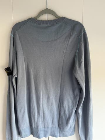 Stone Island Omkeerbare Trui – Grijsblauw/Turquoise – Maat M, Stone Island, Grijs, Gedragen, Verzenden