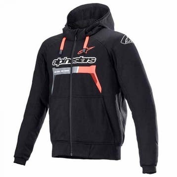 Alpinestars Chrome Ignition Hoodie Zwart Rood Fluo, Motoren, Kleding | Motorkleding, Nieuw met kaartje, Jas | textiel, Alpinestars
