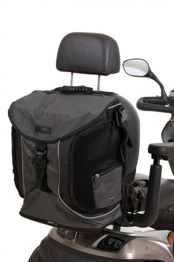 Torba Go luxe rugzak voor rolstoel en scootmobiel grijs zwar, Diversen, Ophalen of Verzenden, Nieuw