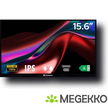 Verbatim PMT-15 15.6  Full HD Touchscreen Portable IPS, Verzenden, Nieuw, Verbatim