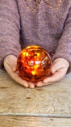 Barnsteen - Baltic Amber - Sphere - 90 mm - 90 mm (Zonder