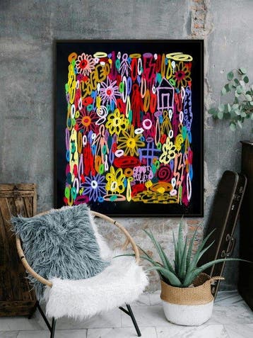 Nuno Barbedo (1983) - Joy of living (XL Size Painting)