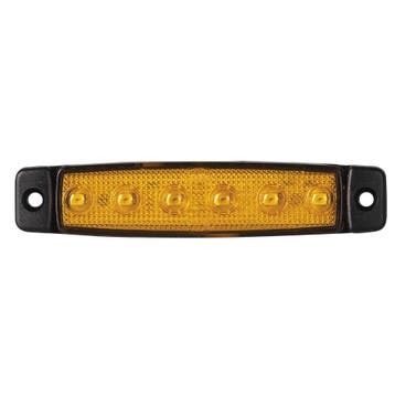 LED Zijmarkering oranje kort 24V, Auto-onderdelen, Verlichting, Ophalen of Verzenden, Nieuw