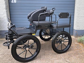 Nieuwstaat ponywagen koets rijtuig, Dieren en Toebehoren, Rijtuigen en Koetsen, Zo goed als nieuw, Overige typen, Pony