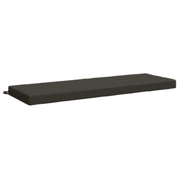 vidaXL Bankkussen SOEST 100% Polyester Antraciet 140 x 50 x, Huis en Inrichting, Woonaccessoires | Kussens, Verzenden, Nieuw