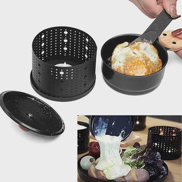 Compacte Kaasfondue & Raclette Set - Smeltkaas, Chocolade &, Verzenden, Nieuw