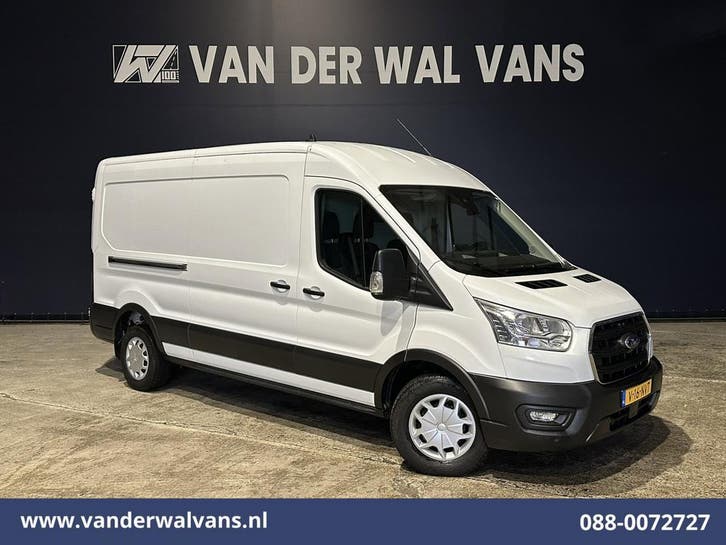 Ford Transit L3 H2 | Lease vanaf 388,- p/mnd, Auto's, Ford, Dealer onderhouden, Te koop, Handgeschakeld, Diesel, Wit, Transit