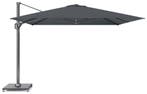 Challenger T1 premium zweefparasol 350x350 cm faded black, Tuin en Terras, Parasols, Ophalen of Verzenden, Nieuw